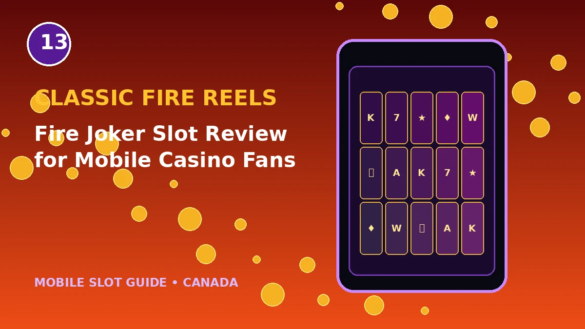Fire Joker Mobile Review original mobile slot illustration