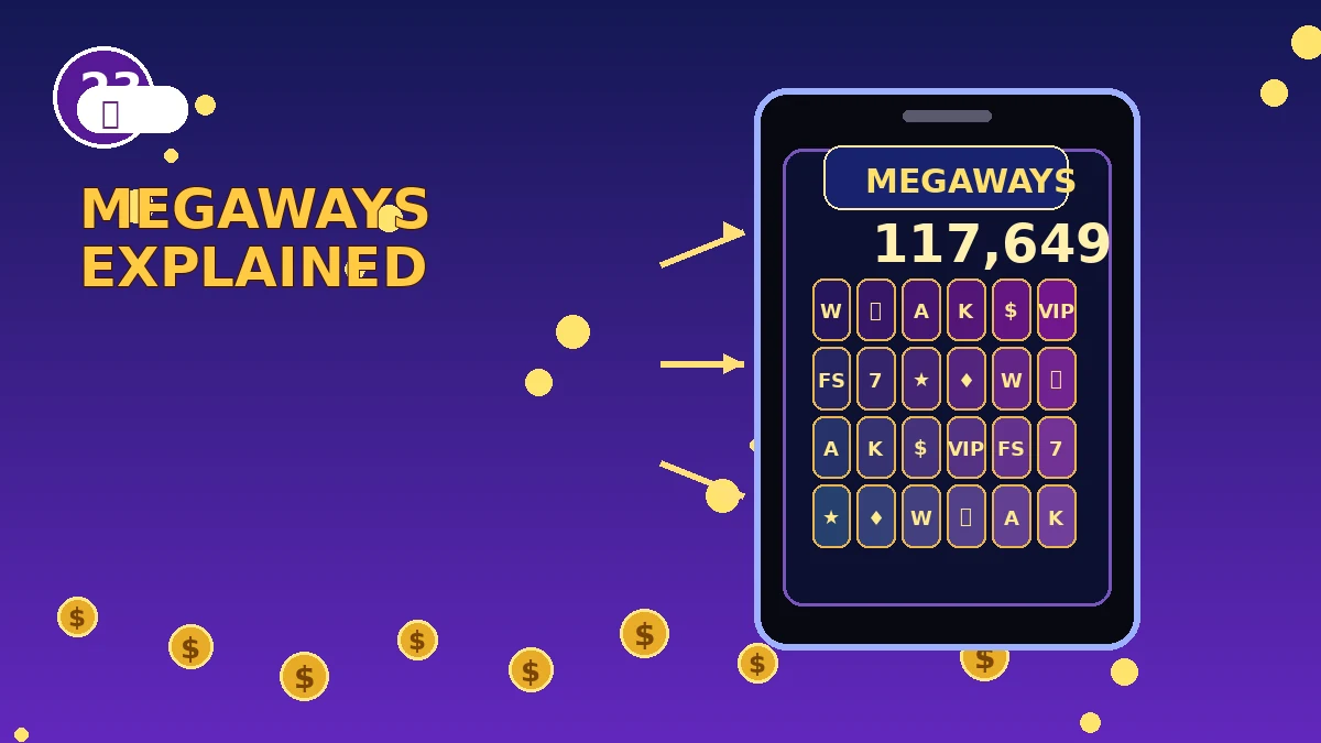 Megaways Slots Explained original mobile slot illustration