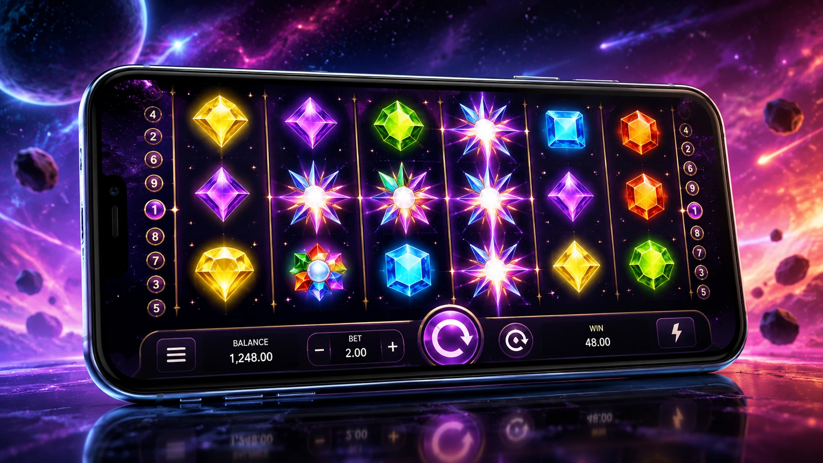 Starburst Slot Review: Mobile Performance & Features original mobile slot illustration
